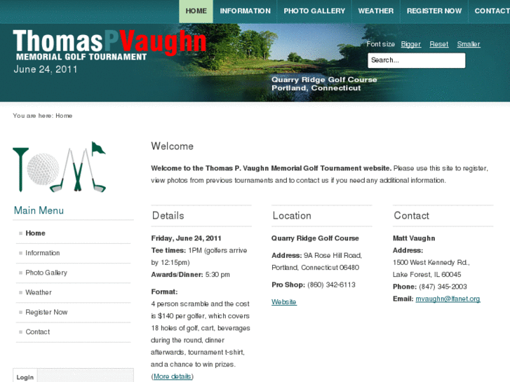 www.tomvaughngolf.com