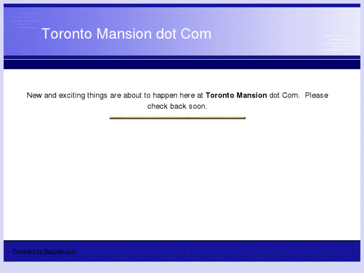 www.torontomansion.com