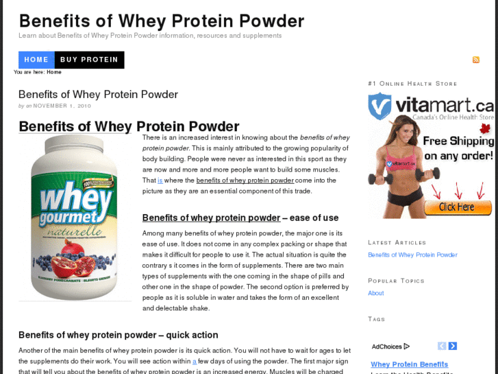 www.benefitsofwheyproteinpowder.net