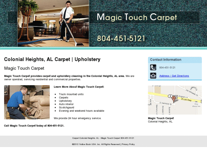 www.magictouchcarpetandupholstery.com