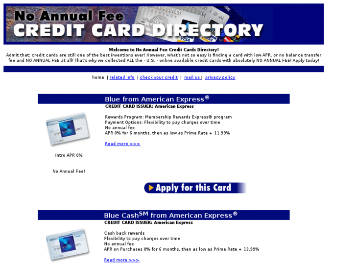 www.no-annual-fee-credit-card.net