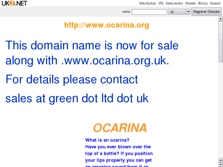 www.ocarina.org
