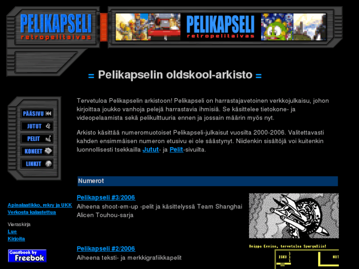 www.pelikapseli.net