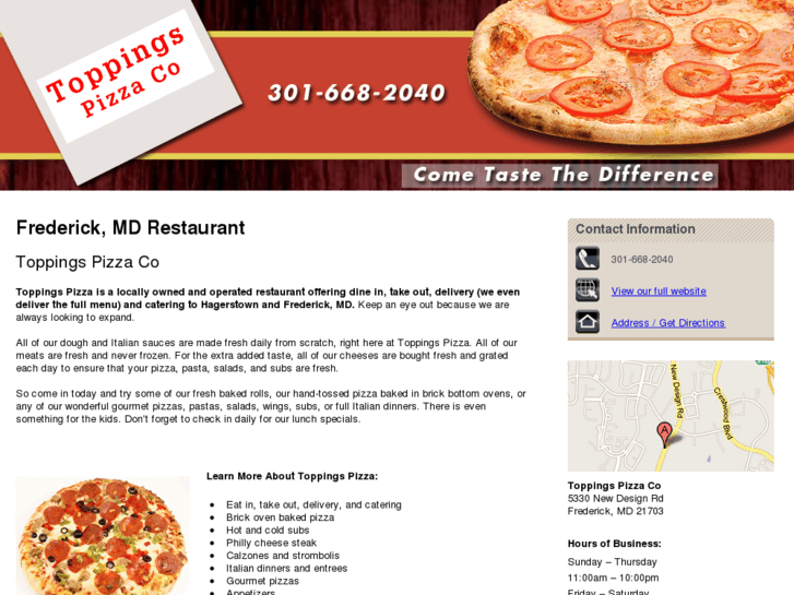 www.pizzafrederickmd.com