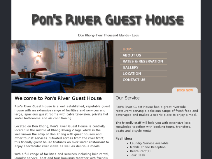 www.ponsriverguesthouse-donkhong.com