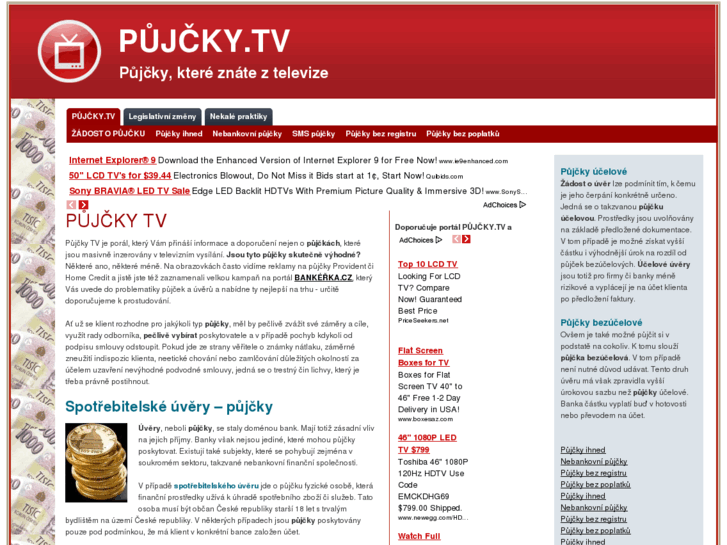 www.pujcky.tv