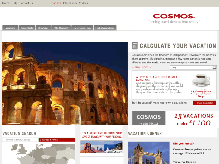 www.cosmosvacations.ca