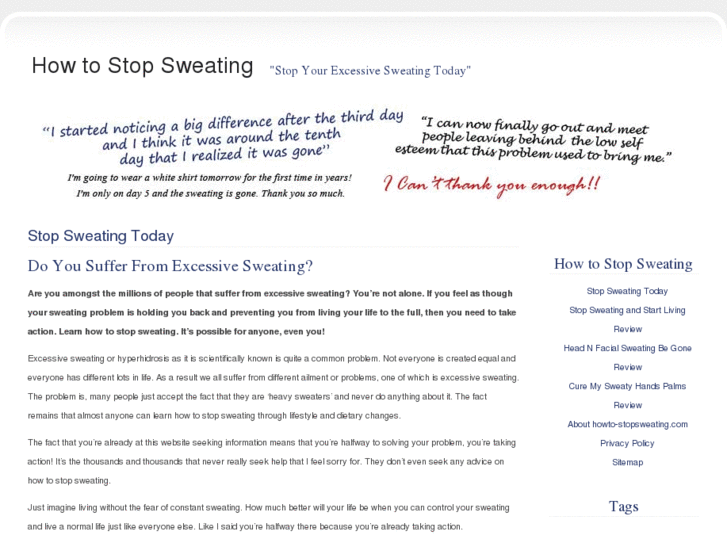 www.howto-stopsweating.com