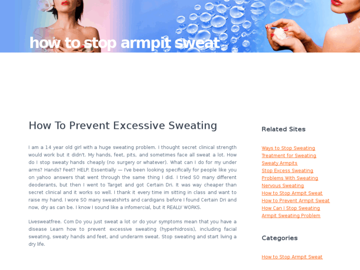 www.howtostoparmpitsweat.info