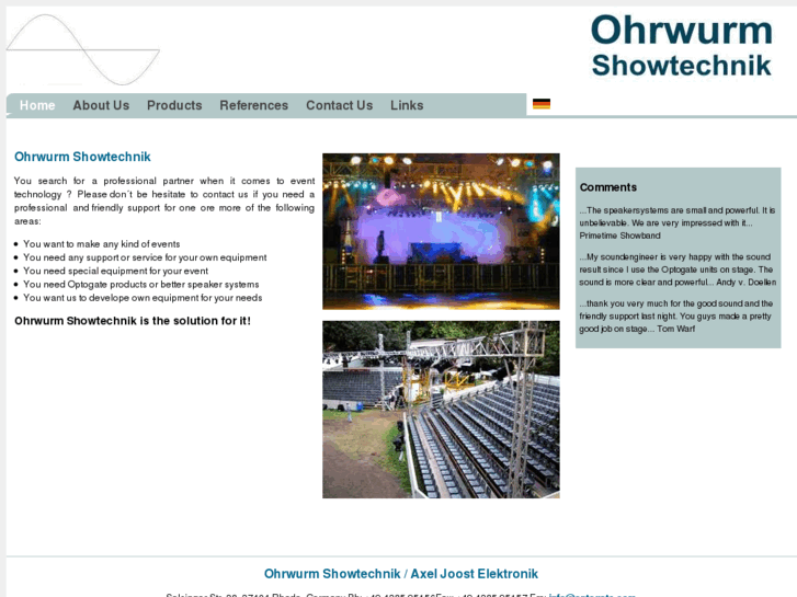 www.ohrwurm-showtechnik.de