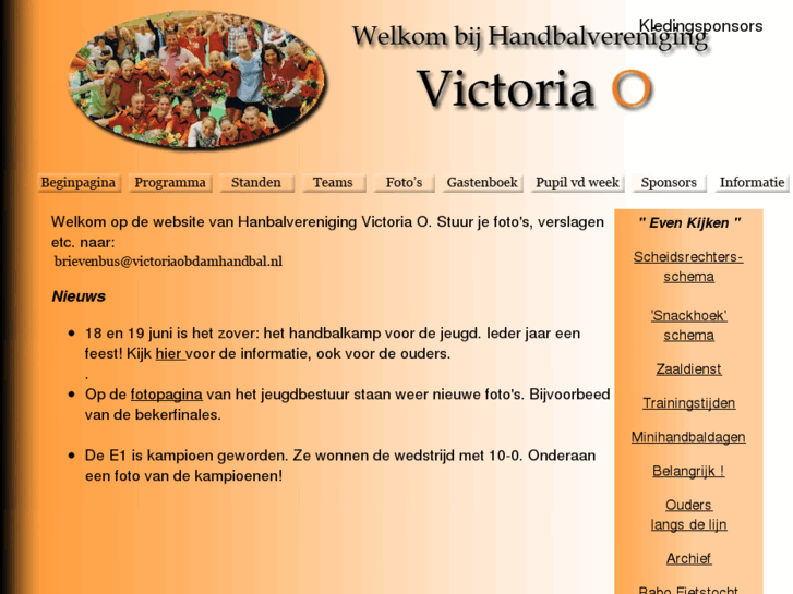 www.victoriaobdamhandbal.nl