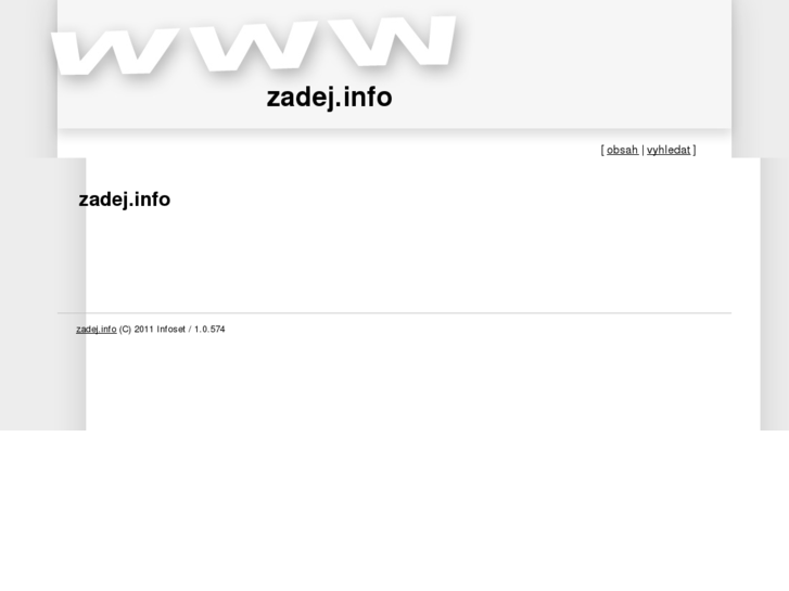 www.zadej.info