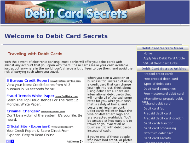 www.debitcardsecrets.com
