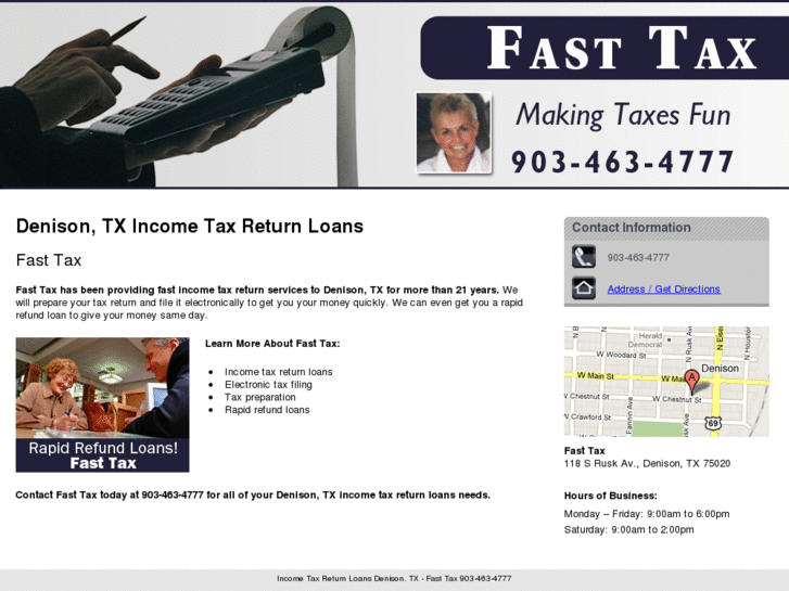 www.fasttaxdenison.com