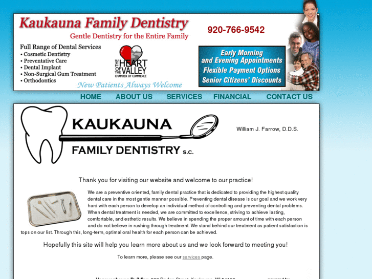 www.kaukaunafamdentistry.com