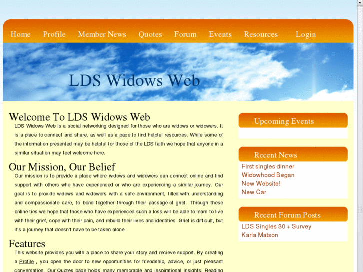 www.ldswidowsandwidowers.com