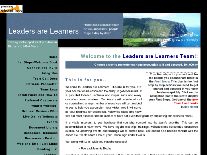 www.leadersarelearners.com