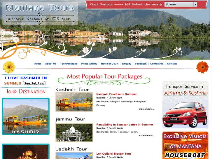 www.mantanakashmirtours.com