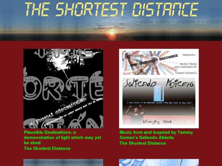 www.theshortestdistance.info