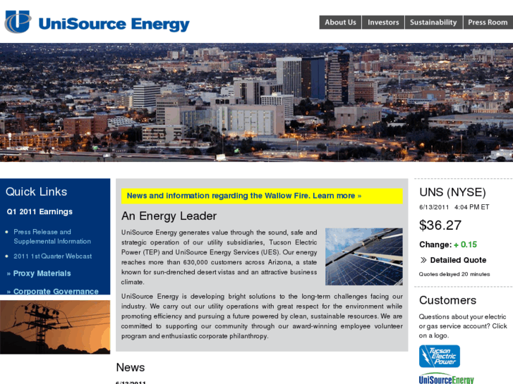 www.unisourceenergy.com