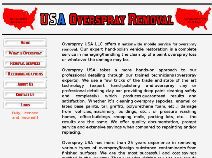 www.usaoversprayremoval.com