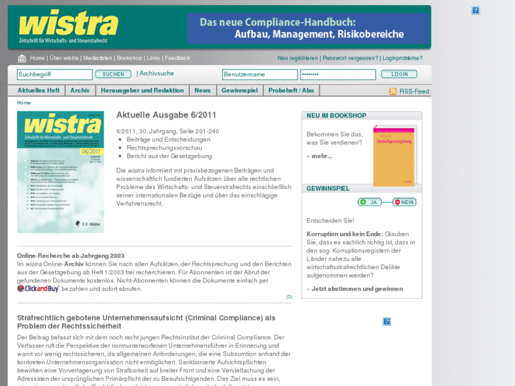 www.wistra-online.com