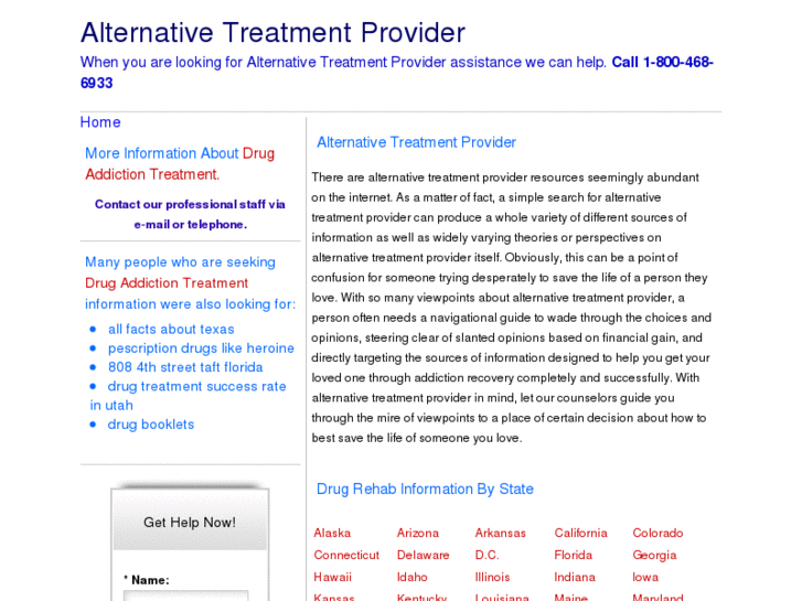 www.alternative-treatment-provider.com