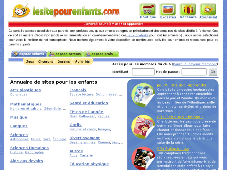 www.lesitepourenfants.com