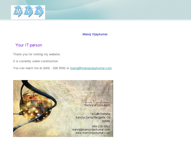 www.manojvijaykumar.com