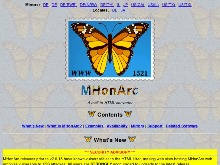 www.mhonarc.org