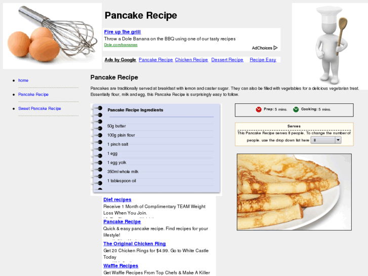 www.pancakerecipe.biz