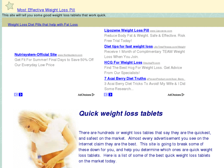 www.quickweightlosstablets.com