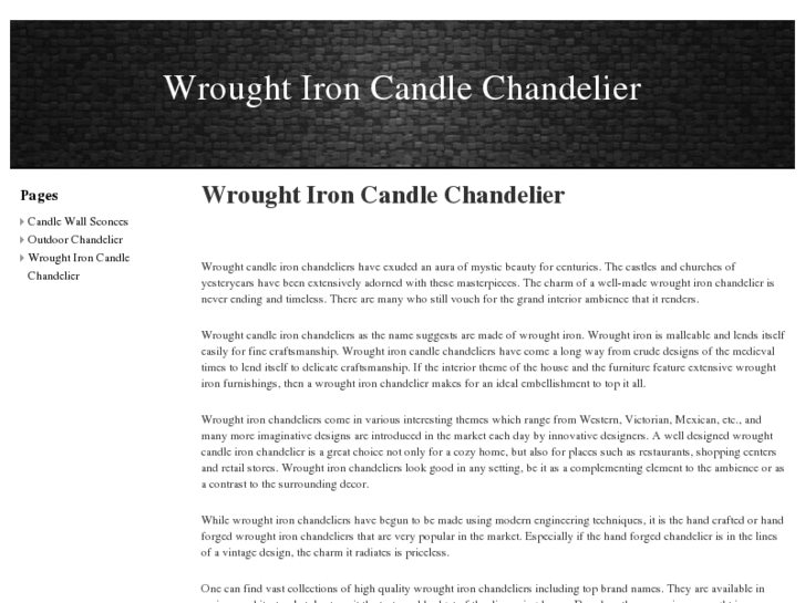 www.wroughtironcandlechandelier.com