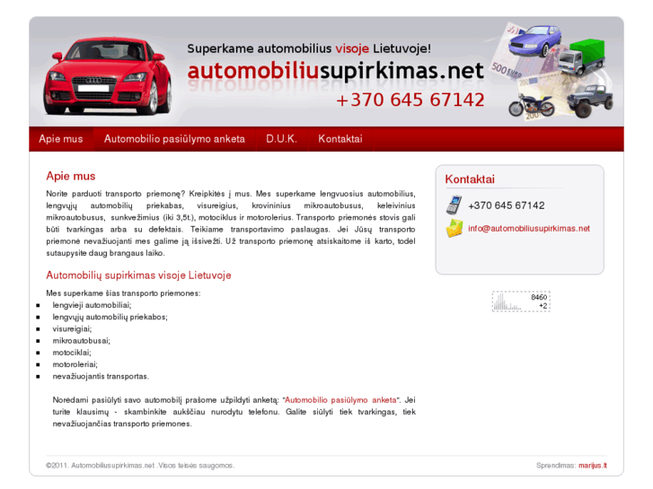 www.automobiliusupirkimas.net