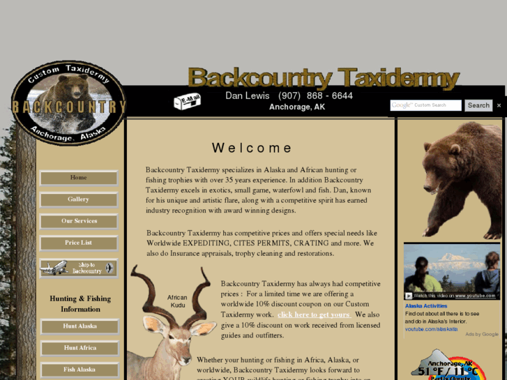 www.backcountrytaxidermy.com