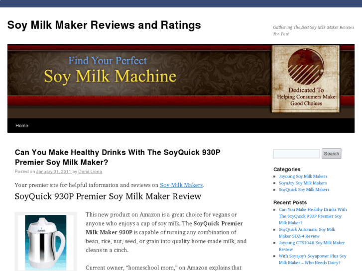 www.bestsoymilkmakerreview.com