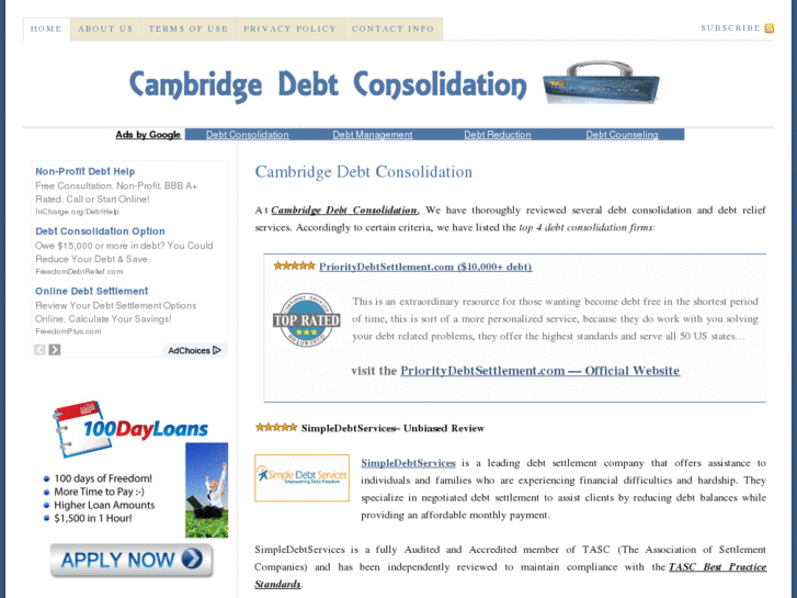 www.cambridgedebtconsolidation.org