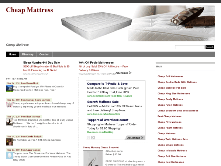 www.cheapmattress.biz