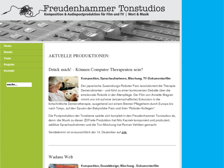 www.freudenhammertonstudios.de