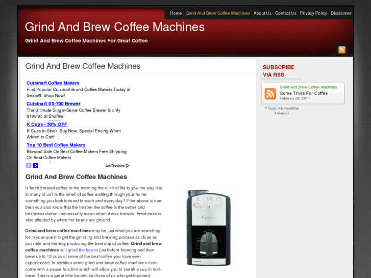 www.grindandbrewcoffeemachines.com