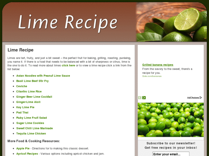 www.limerecipe.org