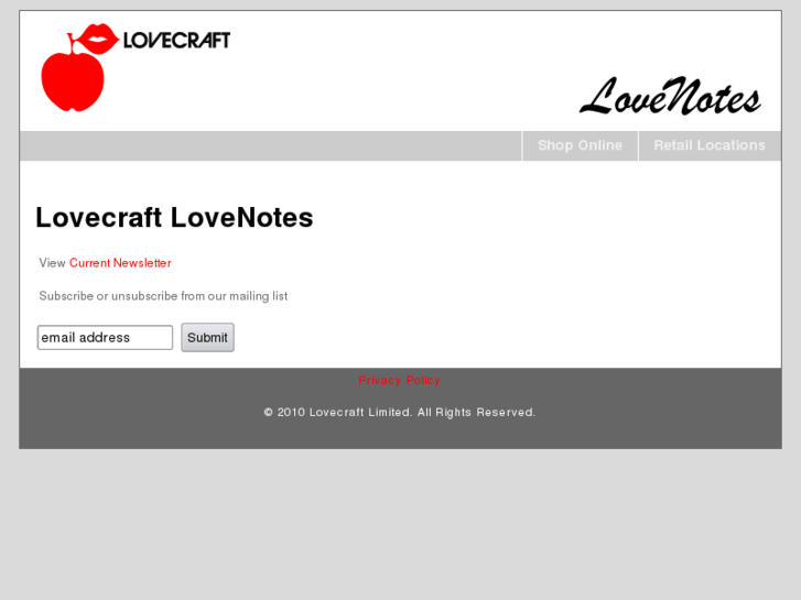 www.lovecraftlovenotes.com