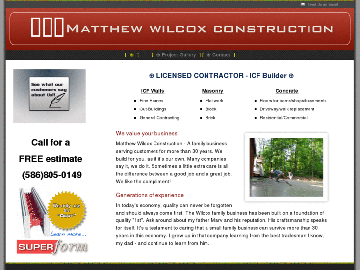 www.matthewwilcoxconstruction.com