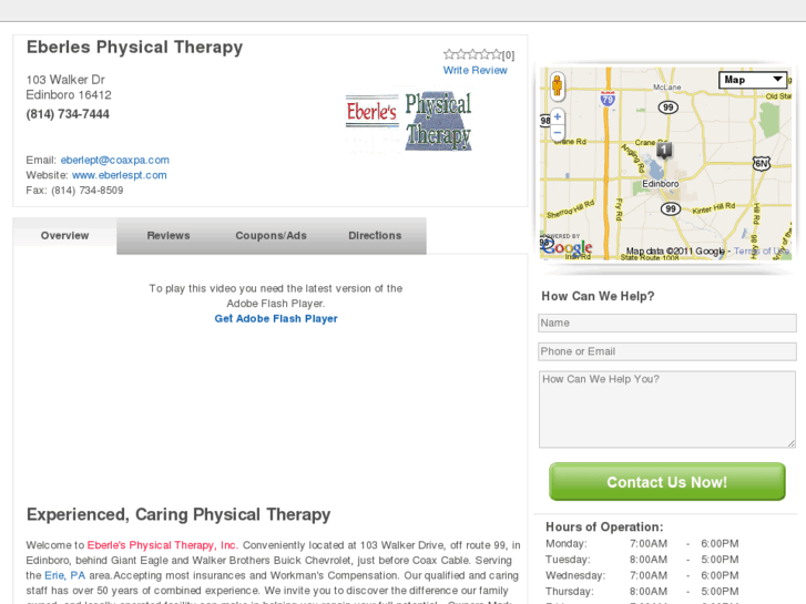 www.physicaltherapyerie.com