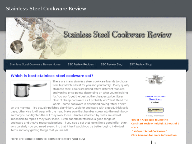 www.stainlesssteelcookwarereview.com