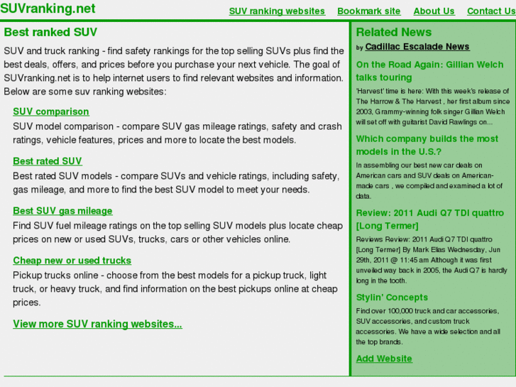 www.suvranking.net