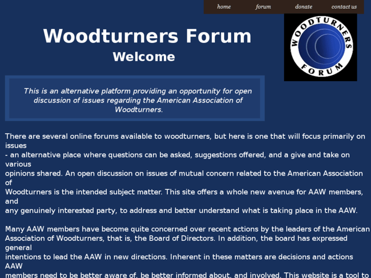 www.woodturnersforum.org