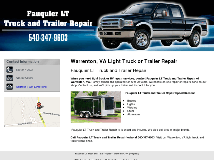 www.fauquierlttrucktrailerrepair.com