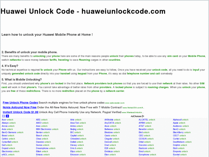 www.huaweiunlockcode.com