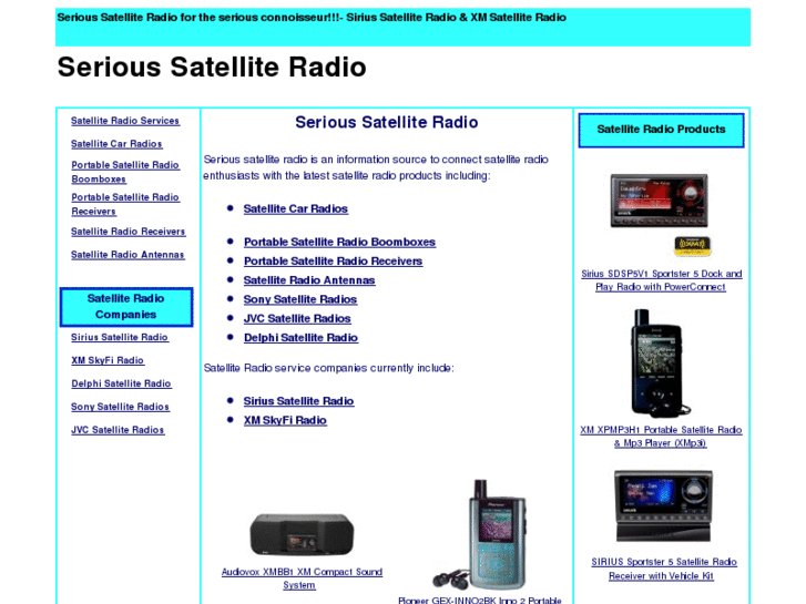 www.serious-satellite-radio.com